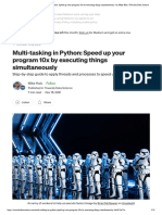 Multi-Tasking in Python - Speed Up Your Program 10x by Executing Things Simultaneously - by Mike Huls - Towards Data Science