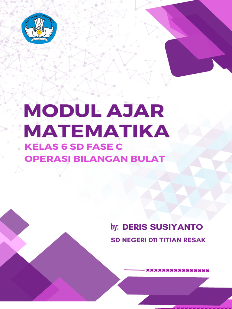 Modul Ajar Bilangan Bulat Kelas 6 | PDF | Karier & Perkembangan