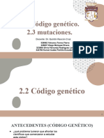Código Genético y Mutaciones