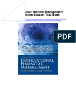 International Financial Management 2nd Edition Bekaert Test Bank