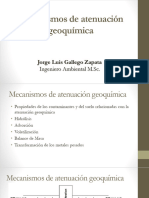 Atenuación Geoquímica