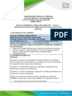 Guía de Actividades y Rúbrica de Evaluación - Unidad 2 - Tarea 3 - Aportes Del Zootecnista y Aplicación de La Teoría General de Sistemas