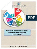 WSM - 2018 - National Noncommunicable Disease Control Policy 2018 - 2023