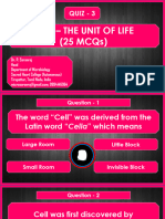  Cell - The Unit of Life 