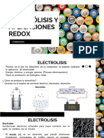 Electrolisis y Redox