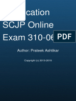 SCJP Online Exam 310 065 Quiz by Prateek Ashtikar