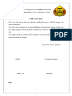Seminar Report Certificate Acknowledgement Etc