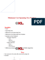 Minimum Cost Spanning Tree Problem