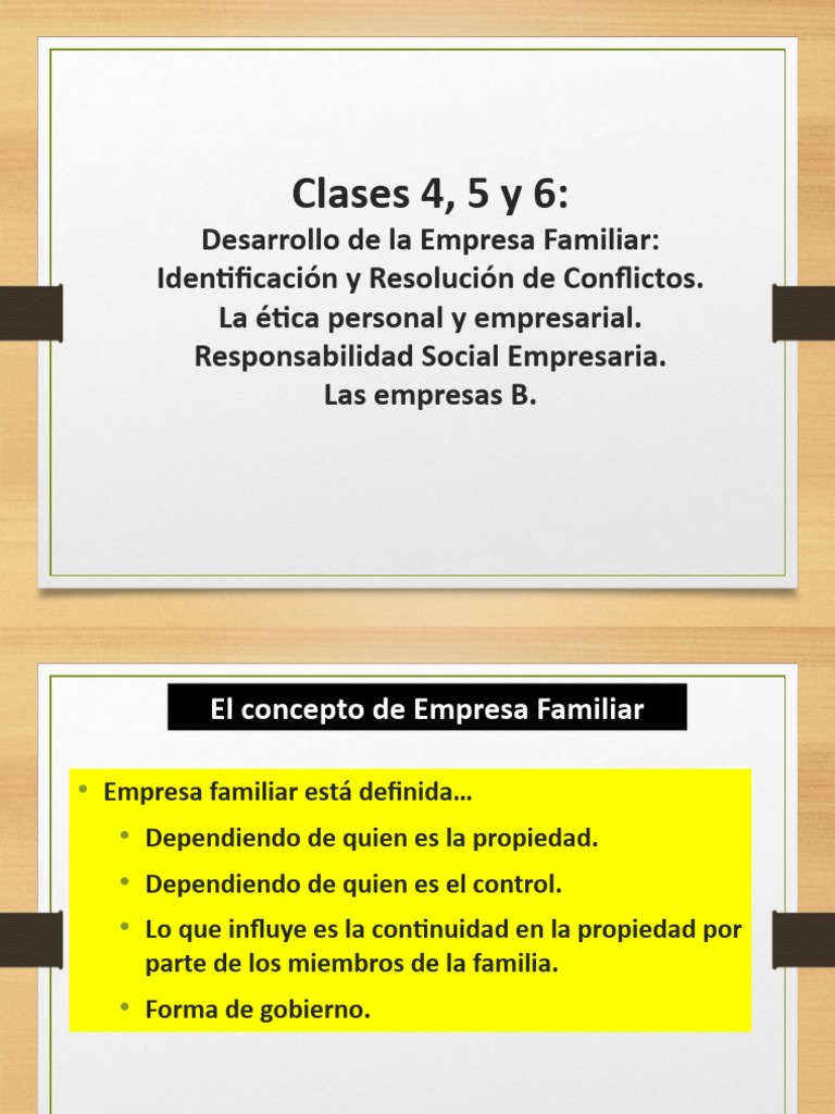 Aaae1 2301clase 4 empresas familiares res y tica 22022 descargar