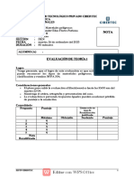 Materiales Peligrosos - I3EN - 00 - Evaluación - Teoría - 1 - Jhonny Jalisto