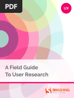 Smashing Ebooks 70 A Field Guide To User Research