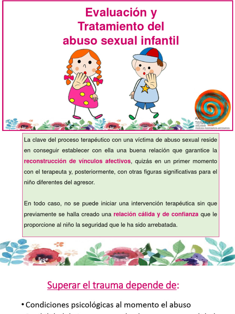 Tratamiento del abuso sexual infantil | PDF | Abuso Sexual Infantil ...