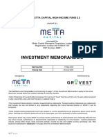 MCHF 2 Investment Memorandum
