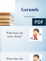 Gerunds Likes Preferences Grammar Drills 136199