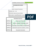 Programa Docente FARMACIA 2022