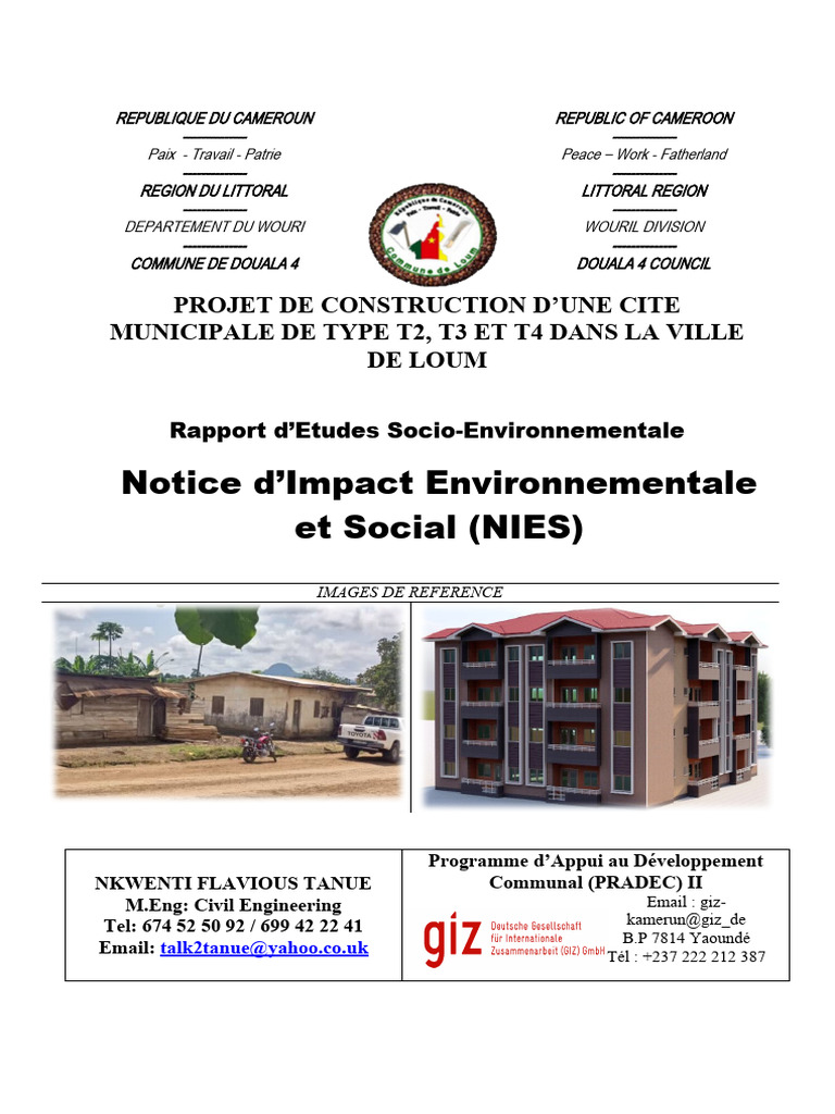 Impact Environnemental Projet Loum | PDF | Environnement naturel ...