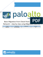 PaloAlto Basic Migration From Check Point To Palo Alto Network