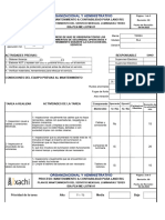 Plan de Mantenimiento Electrico Luminaria Terex