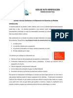 Cedula de Auto Verificacion de Establecimientos Fijos 2018