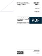 c046412 - ISO - IEC - 18045 - 2008-Information Technology - Security Techniques - Methodology For IT Security Evaluation