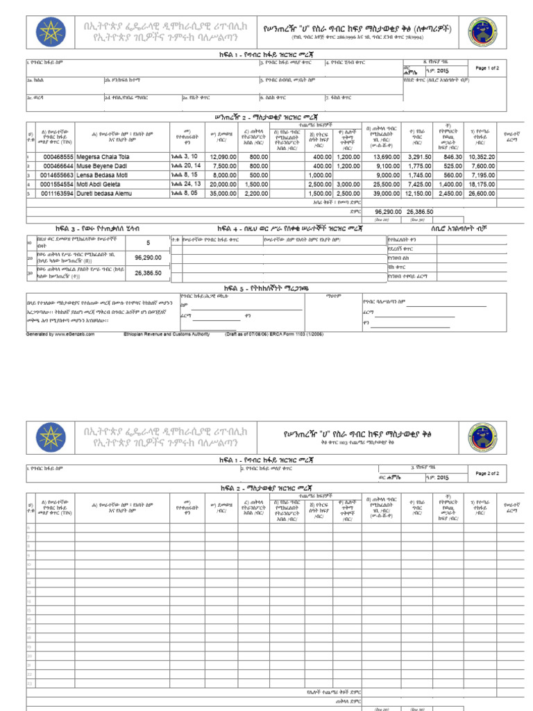 Employment Tax | PDF