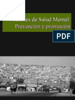Salud Mental Promocion y Prevencion