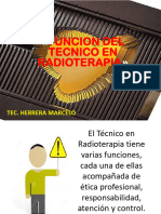 Funcion Del Tecnico en Radioterapia