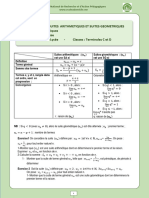 Math - TD - Suites Arithmetiques Et Suites Geometriques