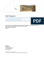 Mali Country Report - Rapport SOMAGO Mali FR