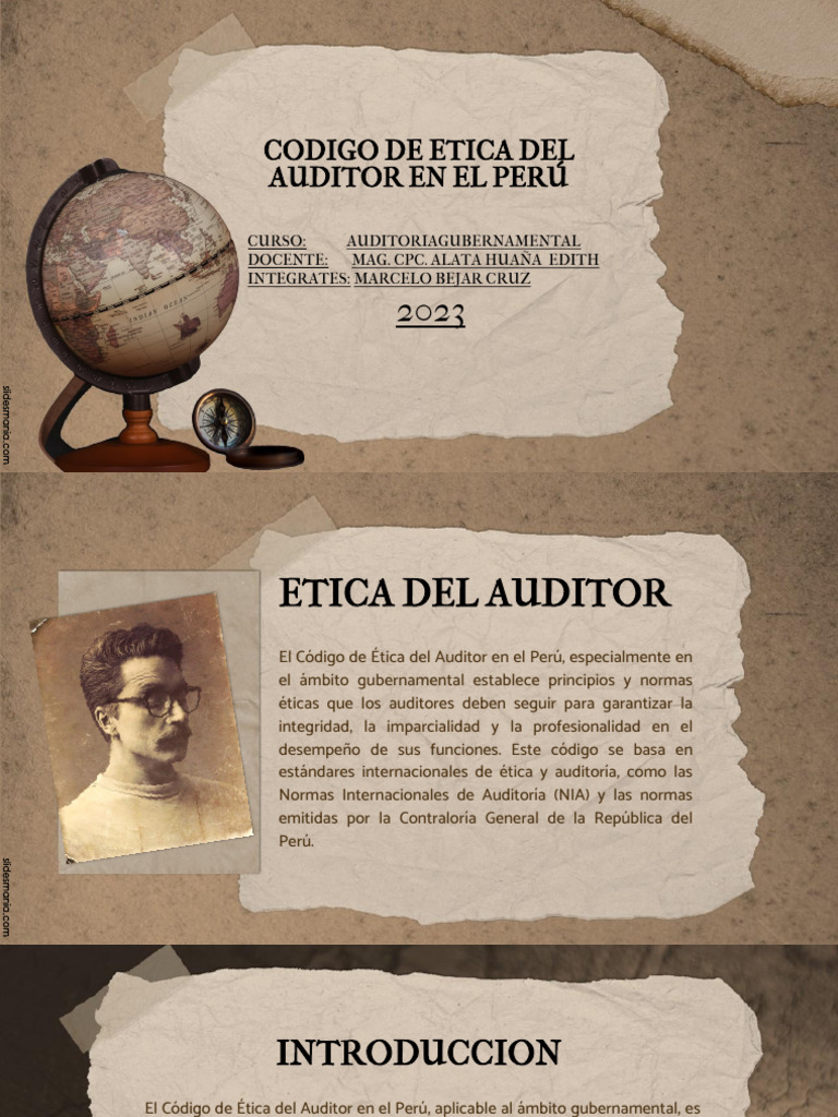 Código de Ética del Auditor en Perú | PDF | Contralor | Auditoría