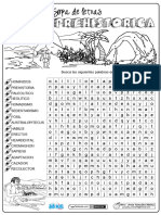 01 Sopa de Letras Prehistórica