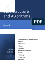 Data - Structure Lecture - 1