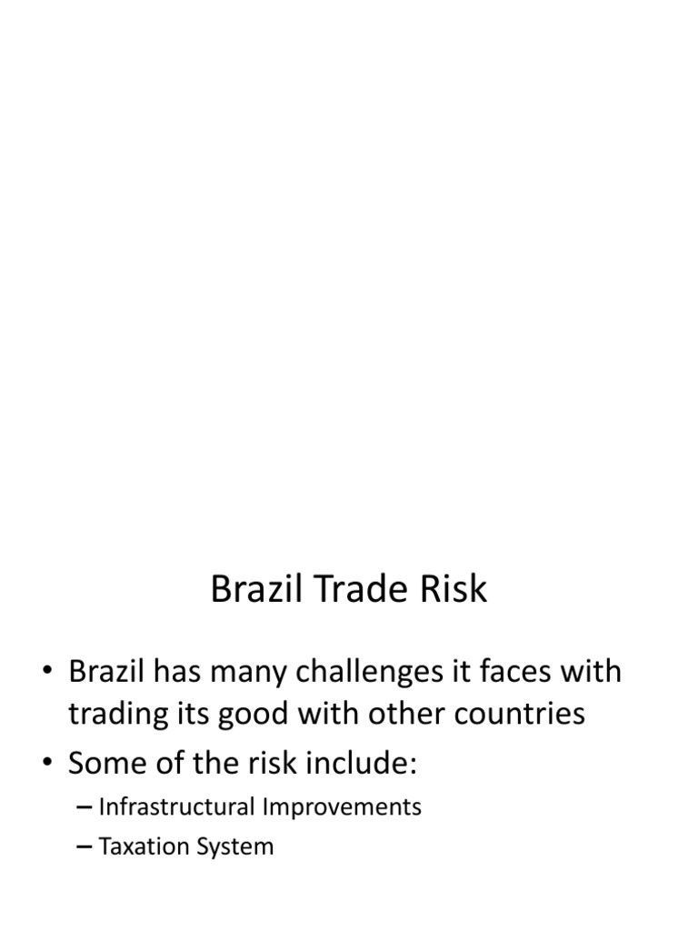 Brazil Risks For Trade | PDF