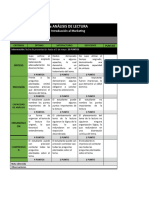 Rubrica Analisis de Lectura