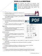 Derecho A La Identidad