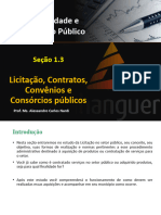 Encontro 3 - Licitação, Contratos, Convênios e Consórcios Públicos