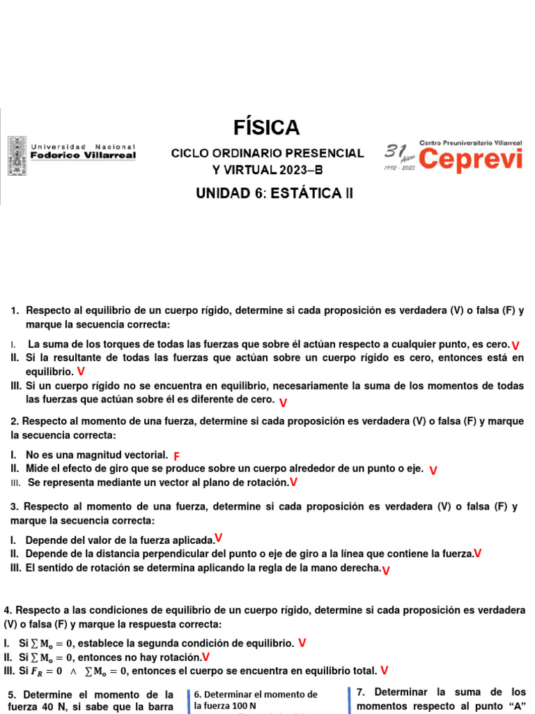 FISICA Unidad 06 | PDF | Esfuerzo de torsión | Cantidades fisicas