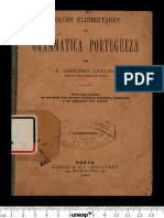 COELHO, F. Adolpho. Nocoes Elementares de Grammatica Portuguesa