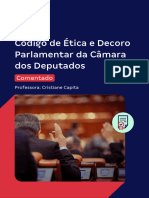 Código de Ética e Decoro Parlamentar Da Câmara Dos Deputados