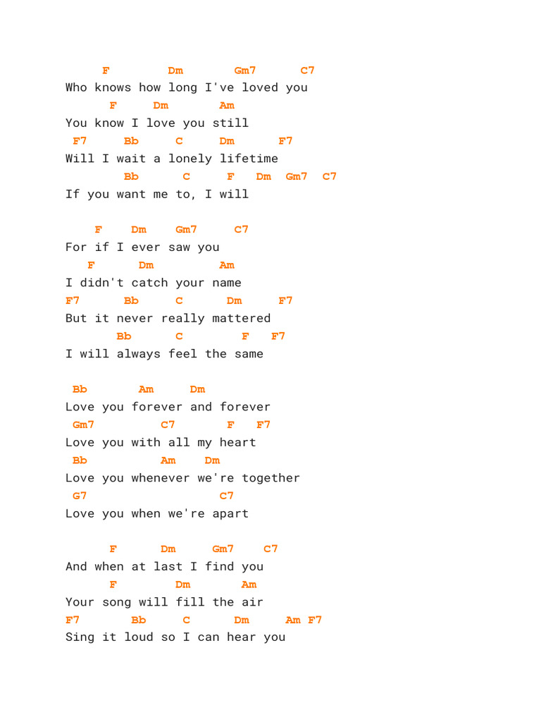 The beatles i will pdf