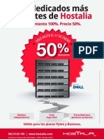 2010 Dedicados Hosting 50% Descuento Hostalia (Anuncio)