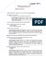 Aula 8 - Acordo de Não Persecução Penal - Organograma