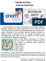 Exercícios de Revisão - Enem e Unesp