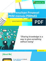 Kiat Penulisan Proposal PKM Unand - Cahyadi