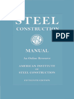 Aisc 15th Steel Construction Manualpdf