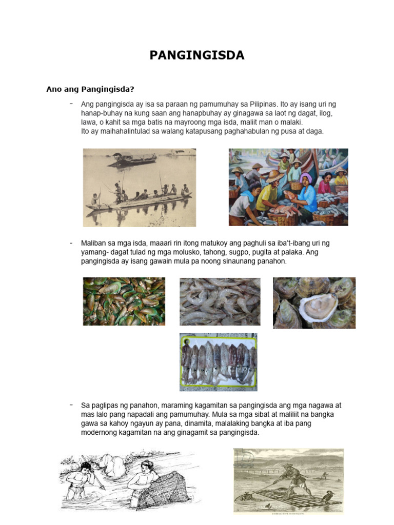 PANGINGISDA | PDF