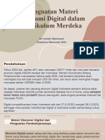 Penguatan Materi Ekonomi Digital Dalam Kurikulum Merdeka