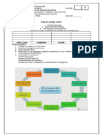 Hoja de Trabajo Sobre Problematización, Selección Del Problema, Planteamiento Del Problema, Alcances y Límites