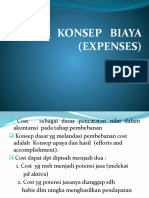 Konsep Biaya (Expenses)