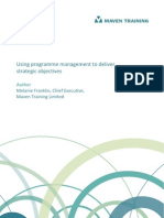 Using Programme Management to Deliver Strategic Objectives 1.0